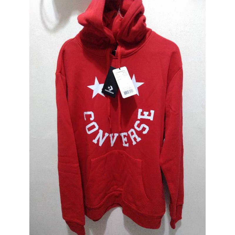 Converse hoodie red original size L