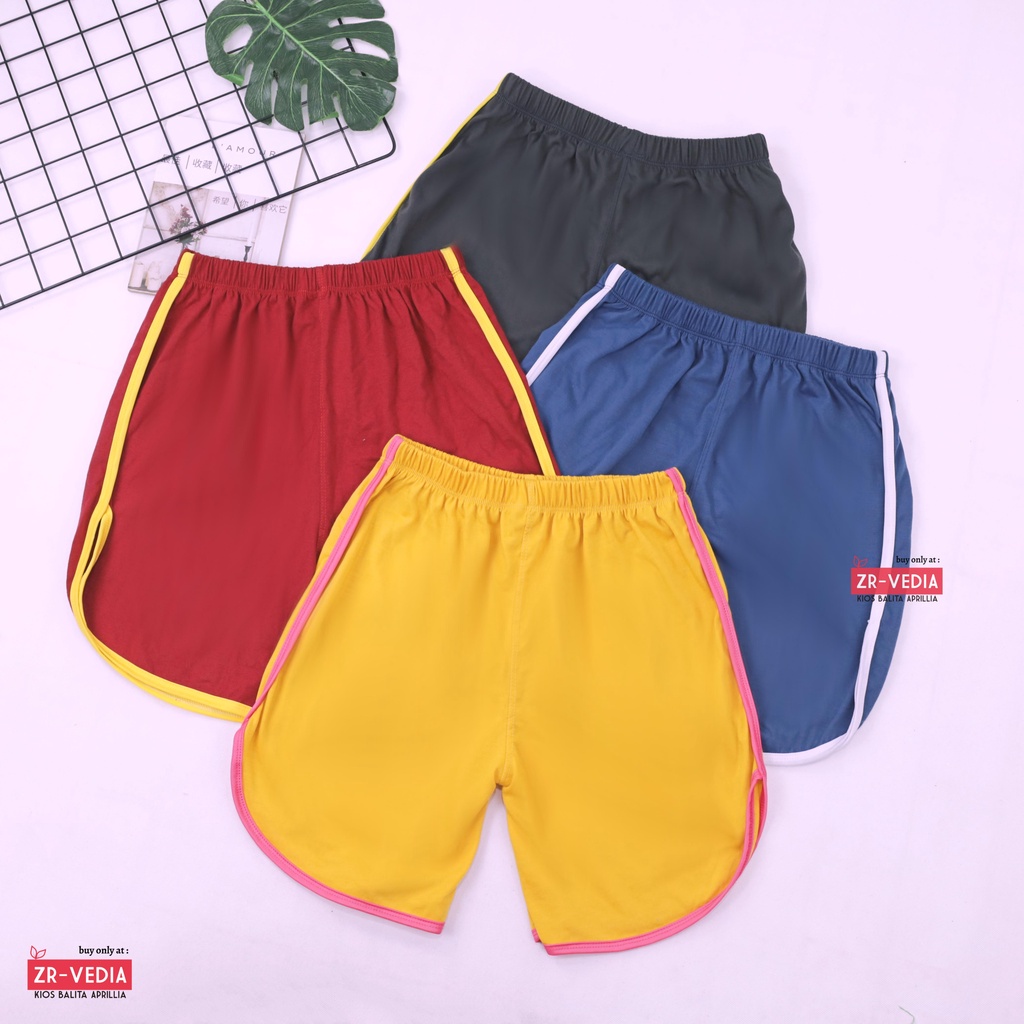 List Short Pants Wanita fit to XXL / Celana Pendek Polos Dewasa Dalaman Pendek Murah Adem ZR Vedia