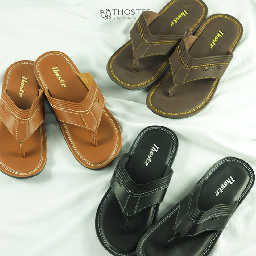 Sandal Jepit Kulit Pria Thostee Sayogi Jpt pusatmode1234