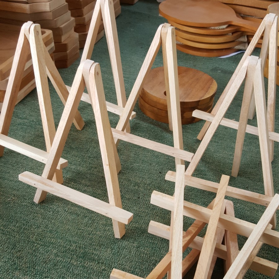 

Wooden Easel Stand Tripod Kanvas Phoyo Lukisan uk 25x15cm Art DIY Craf