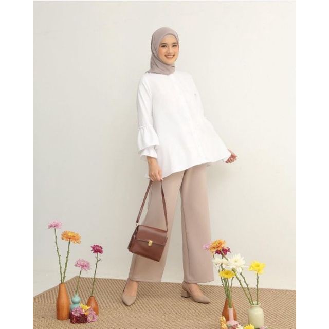 Syella Top by Geulis.id (Brokenwhite) L *FREE TAS GEULIS*