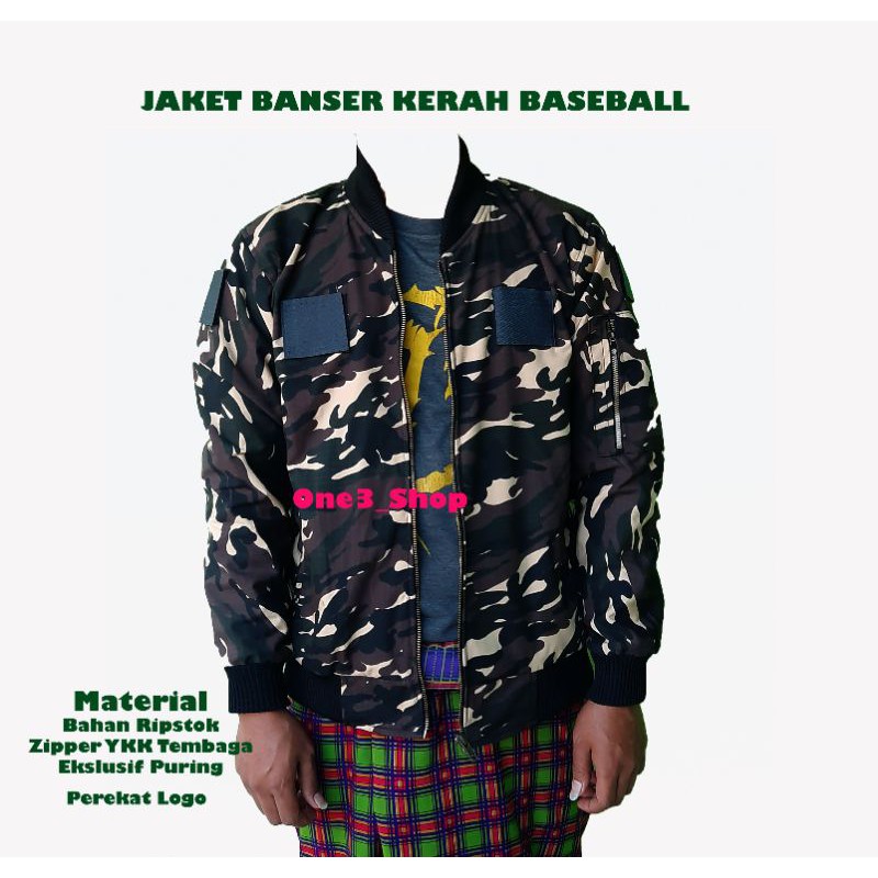 jaket bomber banser ansor NU