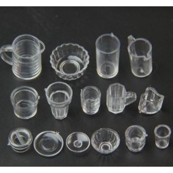 Food Dishes Cup/Glass Miniature - Miniatur Peralatan Minum