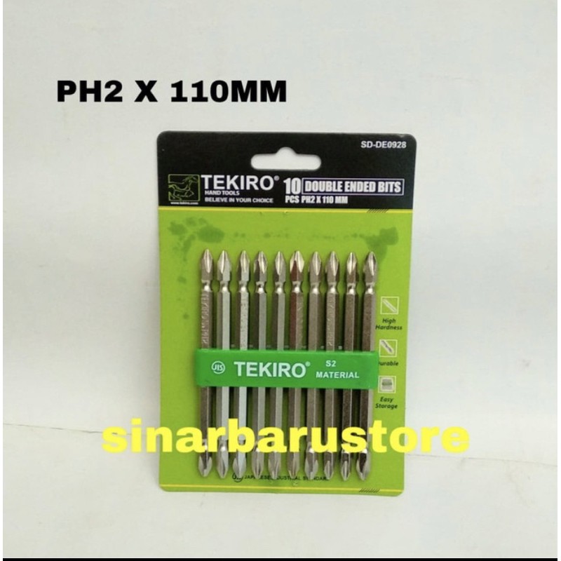 Mata Bor Obeng Gipsum Magnet Plus (+) "Tekiro" PH2x110MM 1 Pcs