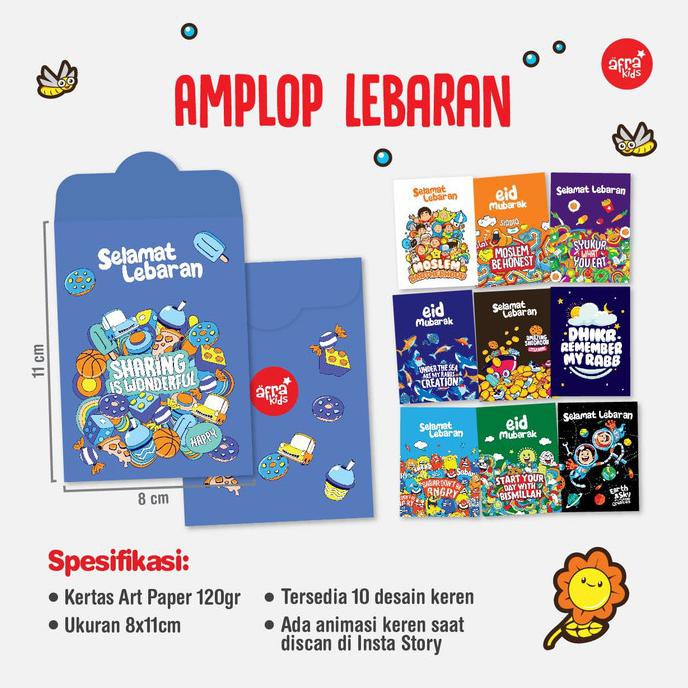 

Amplop Lebaran Afrakids TERBARU Kode 220