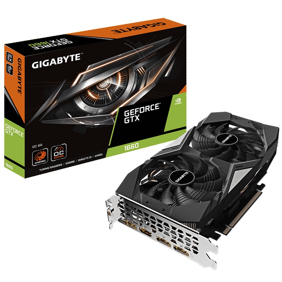 Vga Gigabyte GTX 1660 OC 6Gb - Gigabyte Geforce GTX 1660 OC 6Gb - GTX1660 6GB