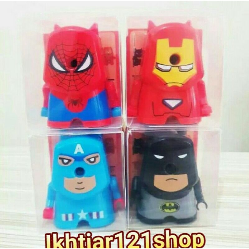 

Rautan Pensil Putar Karakter Kartun Funcy/Serutan Pensil Duduk Motif Funcy Satuan Random