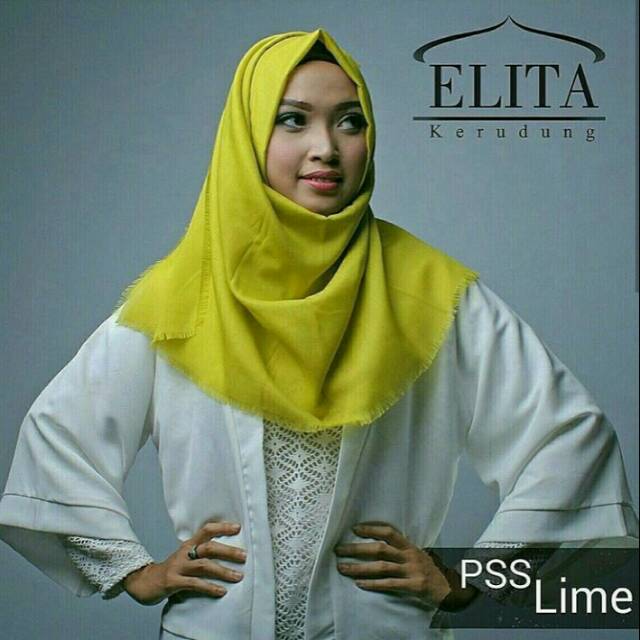 Jilbab Katun Rawis Segiempat Elita