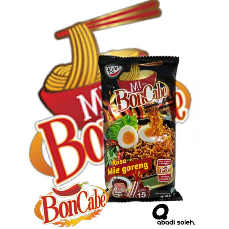 

Mie instan pedas Bon cabe best seller grosir murah