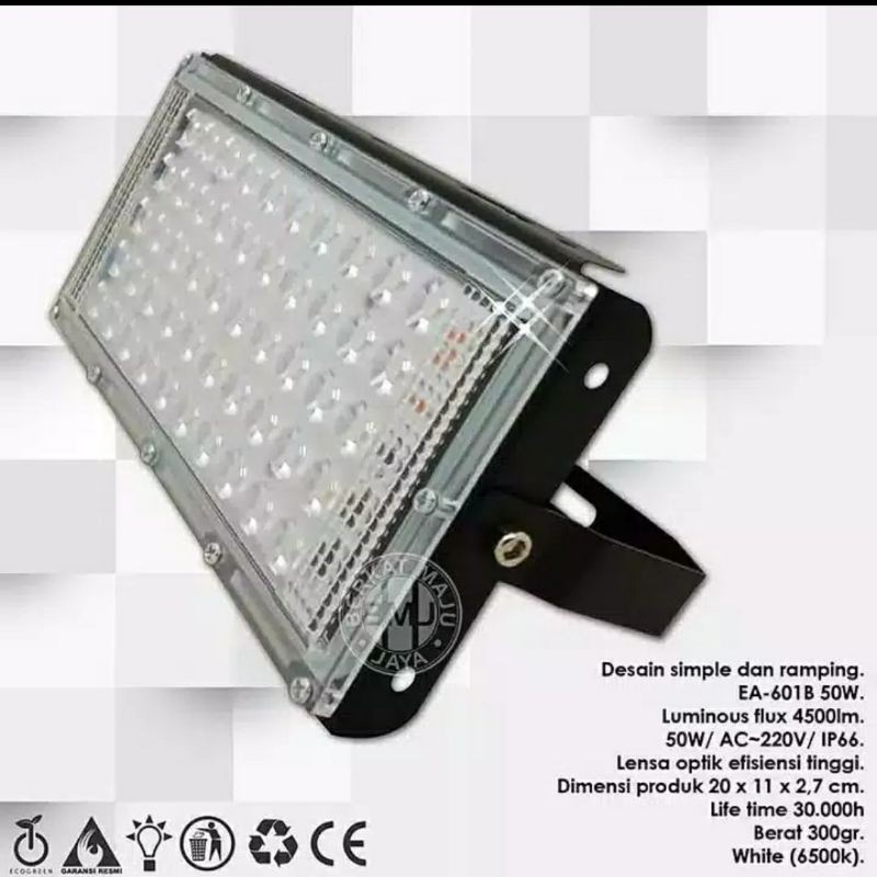 LAMPU TEMBAK 50 WATT, SOROT REKLAME, SOROT TAMAN LAMPU TEMBAK,