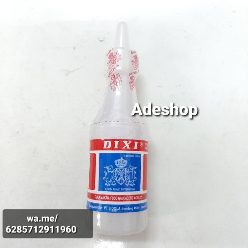 

cuka makan dixi 100 ml vinegar