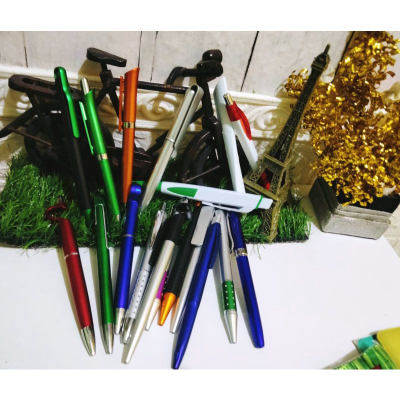 

pulpen paket campur model isi 10pcs dan 5pcs pen murah/pen plastik/pulpen pen promosi murah