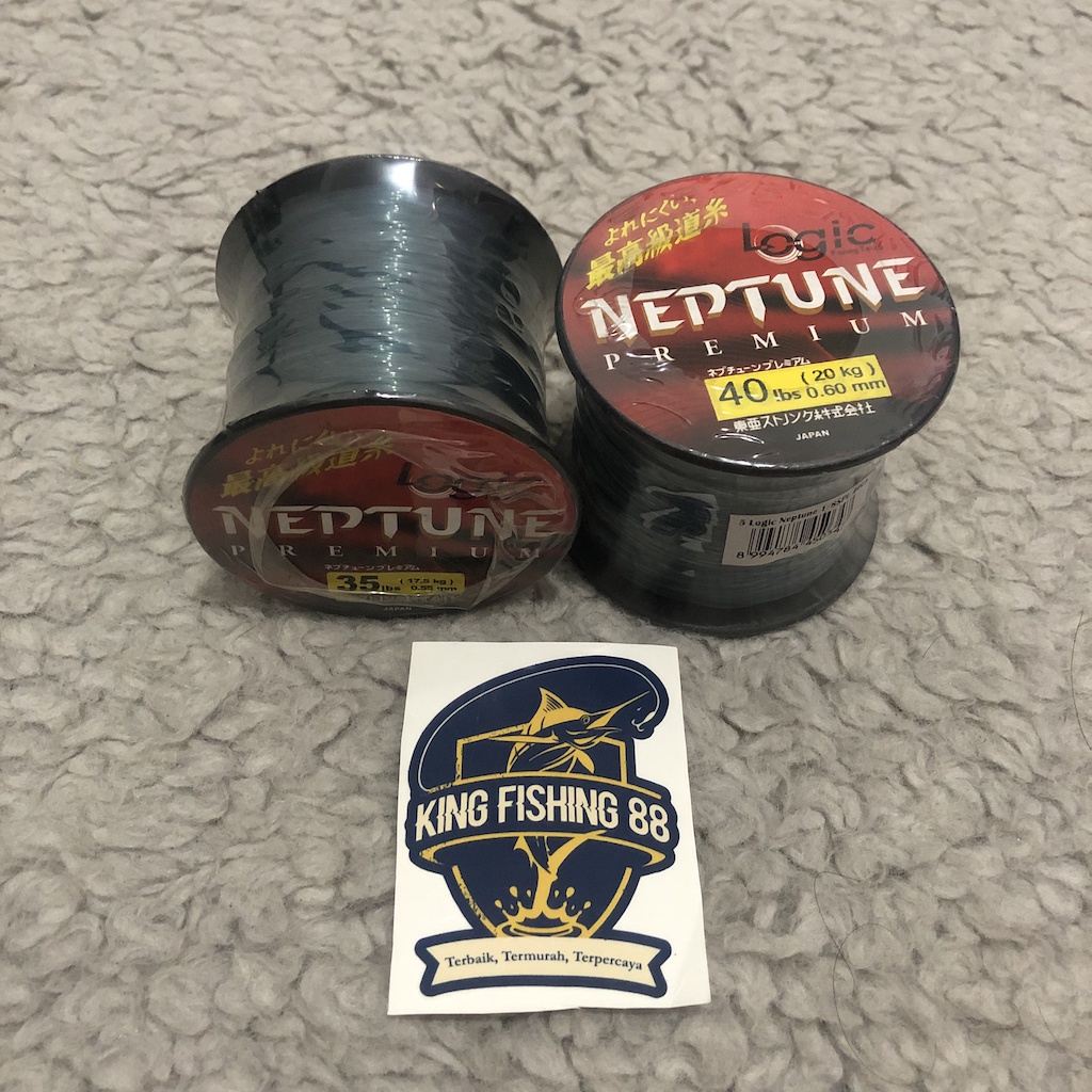 Alat Tali Pancing Senar Pancing Kuat NEPTUNE Premium 1 Warna Banyak Ukuran Perlengkapan Pancingan Mu