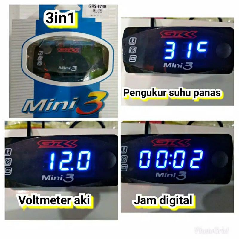 VOLT METER 3 IN 1 MINI