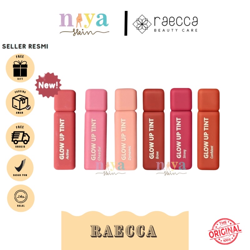 READY‼️ BPOM FREE GIFT RAECCA GLOW UP TINT