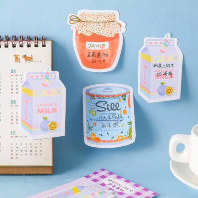 

sticky notes atau memo motif permen untyk dekorasi DIY atau memo