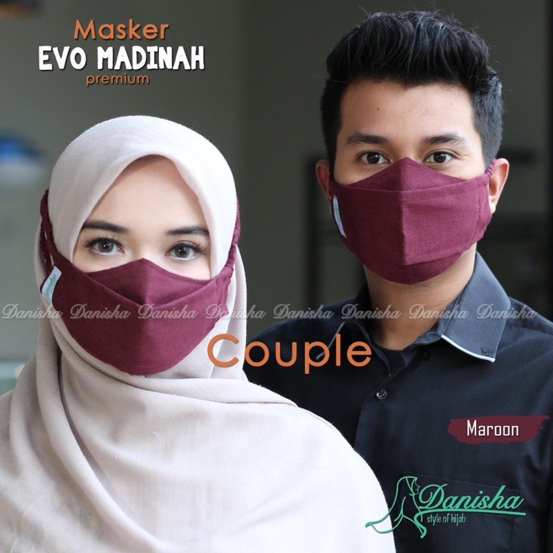 DANISHA MASKER EVO MADINAH 3D PREMIUM (1pcs)