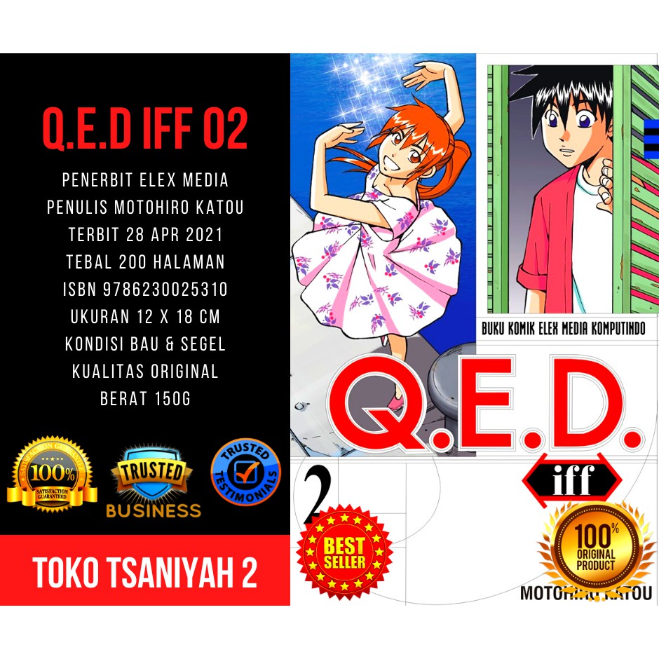 Buku Komik Q E D Iff Motohiro Katou Komik Manga Anime Komik Manhwa Misteri Thriller Petualangan Shopee Indonesia