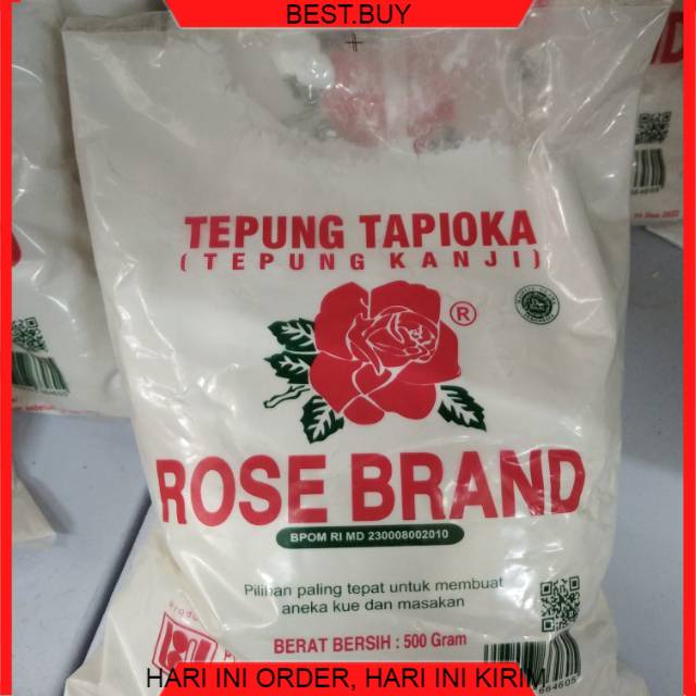 

Tepung tapioka rose brand 500gr