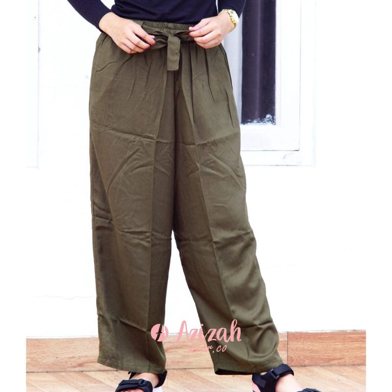 CELANA KULOT POLOS BAHAN RAYON PREMIUM BERKUALITAS ASLI [BISA COD]-3