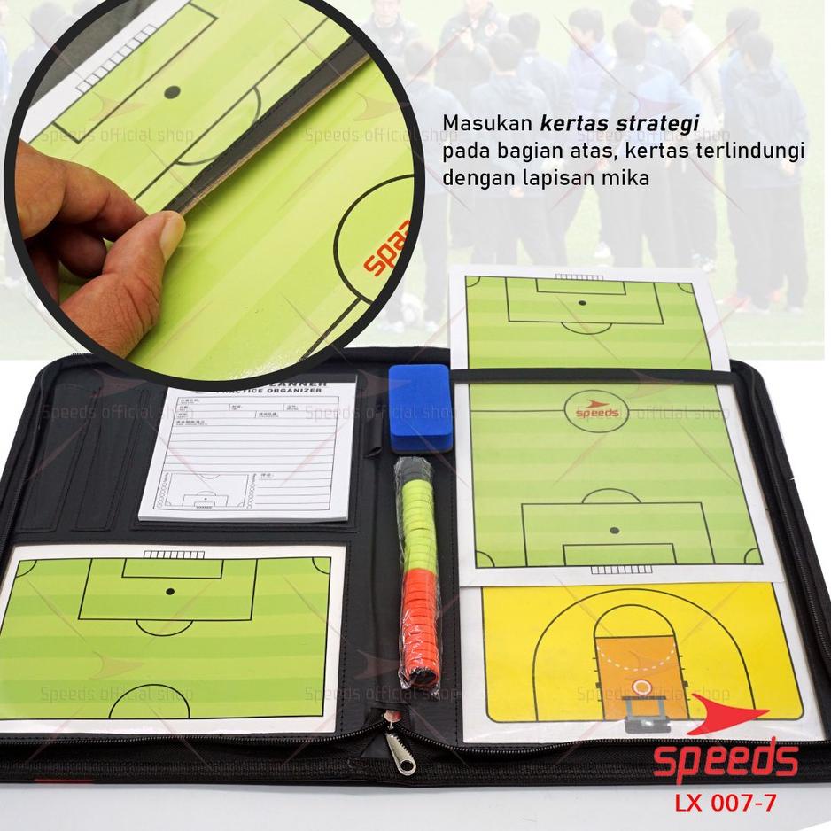 Pasti Murah SPEEDS Papan Strategi Taktik Pelatih Basket BasketBall Volleyball Coach Board Magnetic 007-7