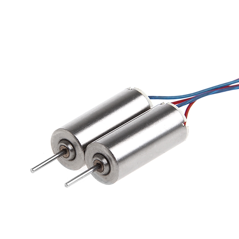 ?CRE 2Pcs DIY DC 3.7V 50000RPM 716 Hollow Cup Motor Coreless untuk Mainan RC