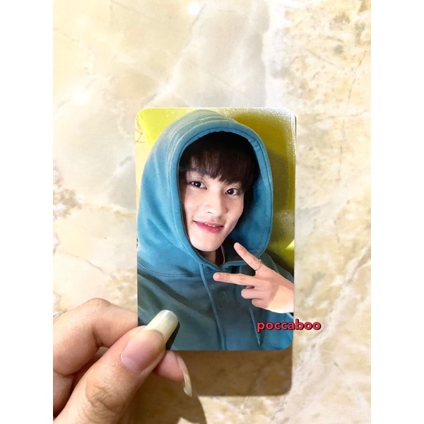 [READY KAMAR BACA DESKRIPSI] PC Official Mark Slowacid Autumn Teddy Island NCT 127 (Mark Hoodie Ijo)