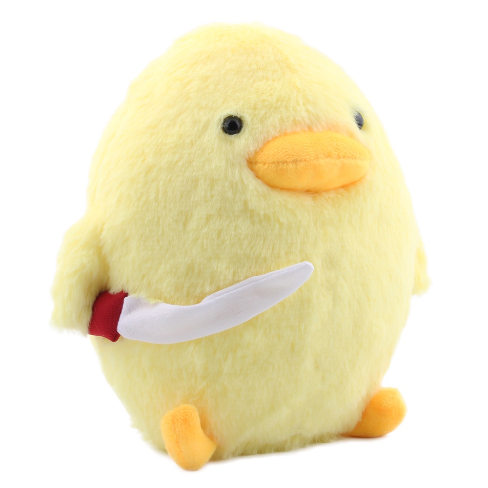 30cm Cartoon Duck With Knife Plush Toys 