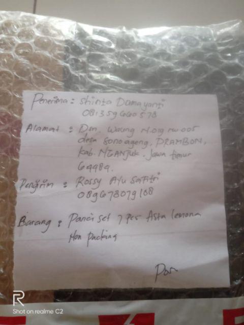 Wajan Panci Set 7 Pcs Asta Lemona Teflon Anti Lengket Standart Sni Kualitas Premium