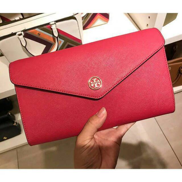 Tory Burch Robinson Expandable Wallet dompet slingbag crossbody tas original authentic selempang