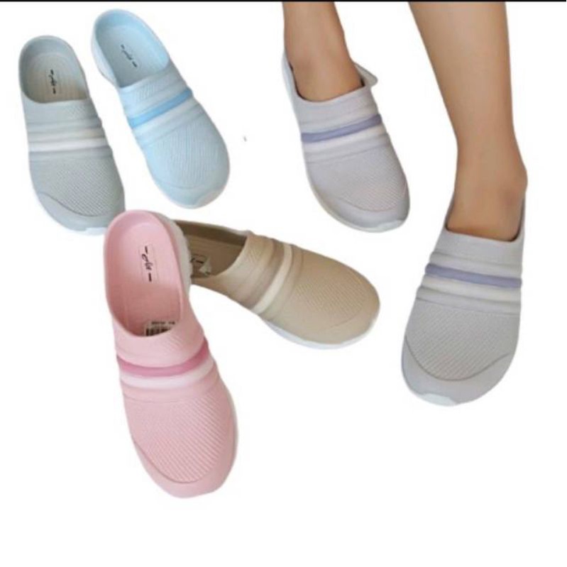 FLASH SALE 36-41SEPATU SANDAL KARET PRO ATT NSWL 491 SENDAL WANITA SELOP BUSTONG BAIM