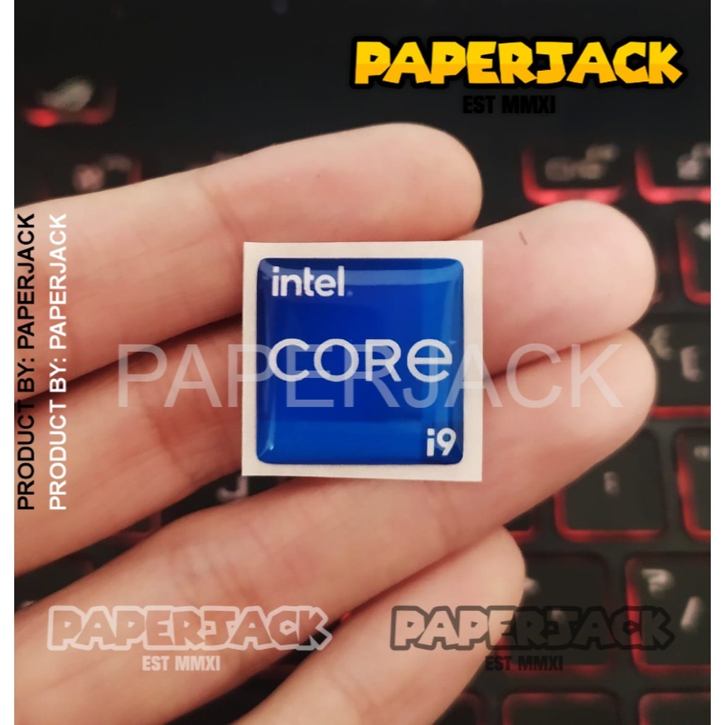 Jual Sticker Intel Core I Gen Stiker Timbul Lentur Stiker Stiker Pc