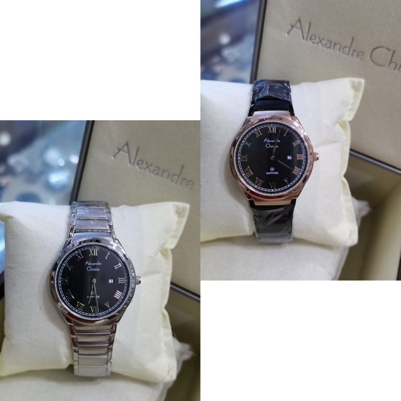 Jam tangan wanita Alexandre Christie AC 8538  Saphire  Edition Original