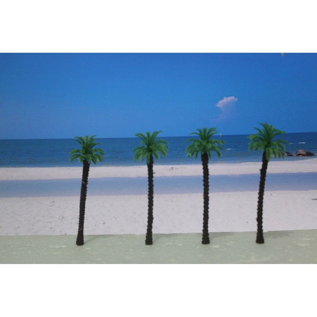 POHON PALM PALEM POHON KELAPA 9CM DIORAMA / MAKET / MINIATUR