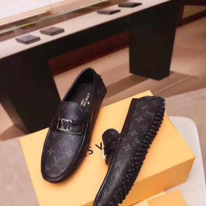 ☻ PENGIRIMAN CEPAT SEPATU SLIP ON PRIA☻ SLIP ON PRIA LV MIRROR QUALITY/LV89 PROMO