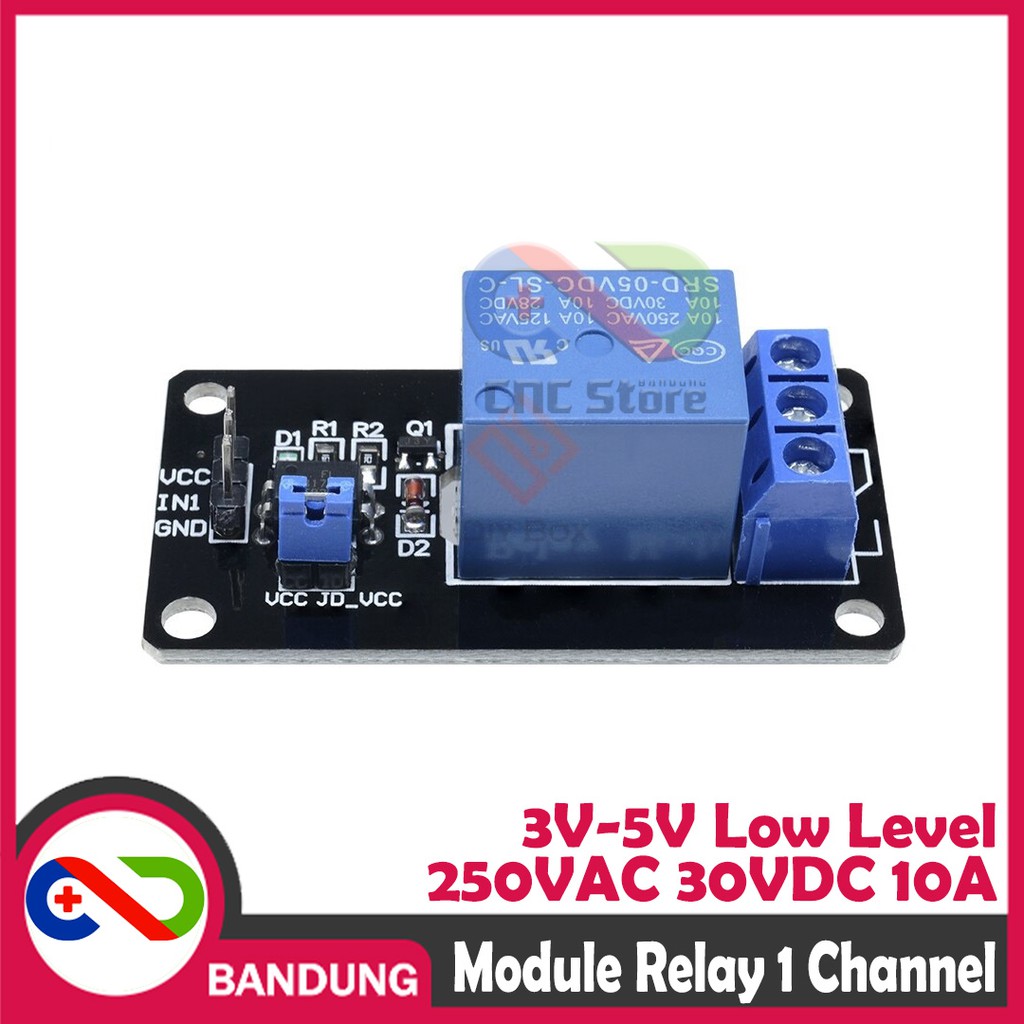 RELAY 1 CHANNEL RELAY 5V WITH OPTOCOUPLER PROTECTION FOR ARDUINO NODEMCU HIGH QUALITY