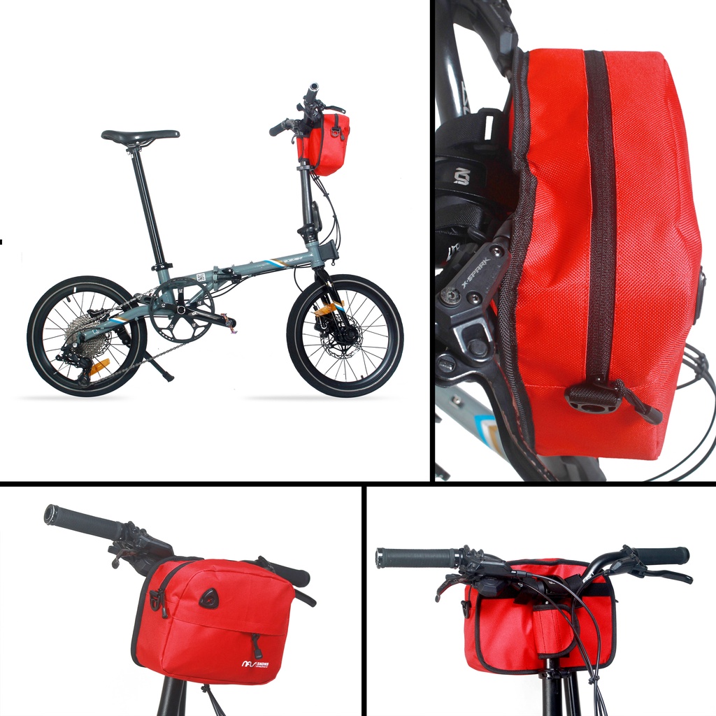 Tas Sepeda Lipat Handlebar bisa di jadikan Tas Selempang V1