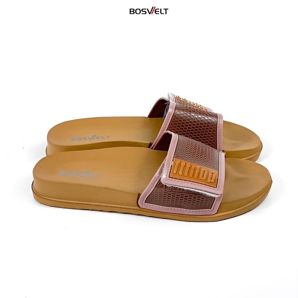 Sandal Karet Wanita Bosvelt Fttilop Brown