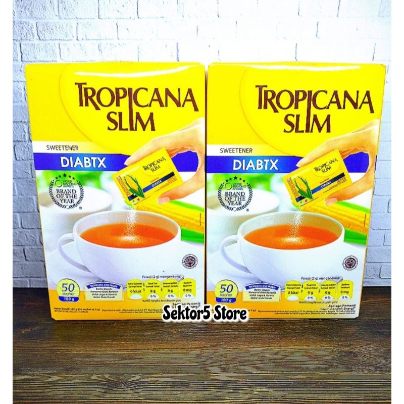 

Gula Tropicana Slim Diabtx ( 50 sachet )