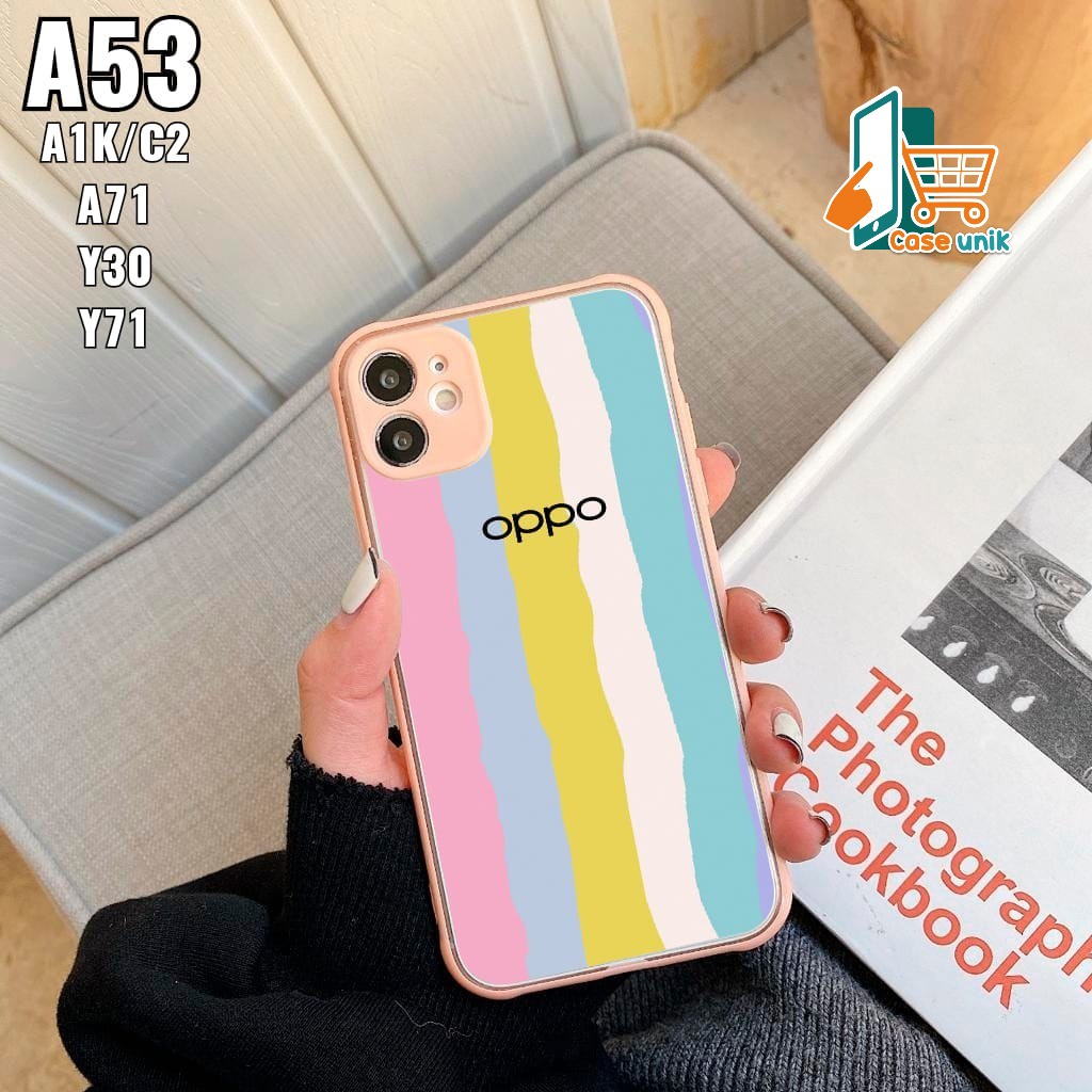 SS046 CASE RAINBOW OPPO A31 A8 A9 A5 A15 A15S A52 A92 A53 A33 A54 A71 RENO 4 4F 5F A94 2020 CS2327