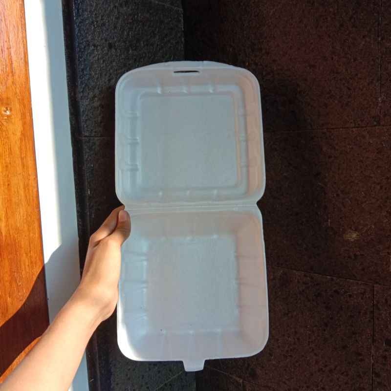 Kotak Makan STEROFOAM Box Gabus /Sterofoam Wadah makanan bubur mie nasi