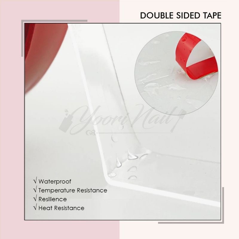 Double sided nail tape double side perekat kuku palsu display