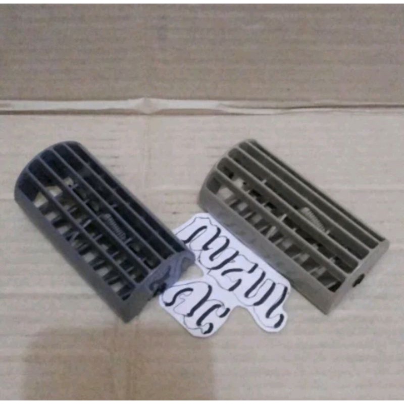 Grill Kisi Kisi AC Belakang Double Blower Mobil Kijang Kapsul - Kijang Grand - Warna Cream & Abu2 - 