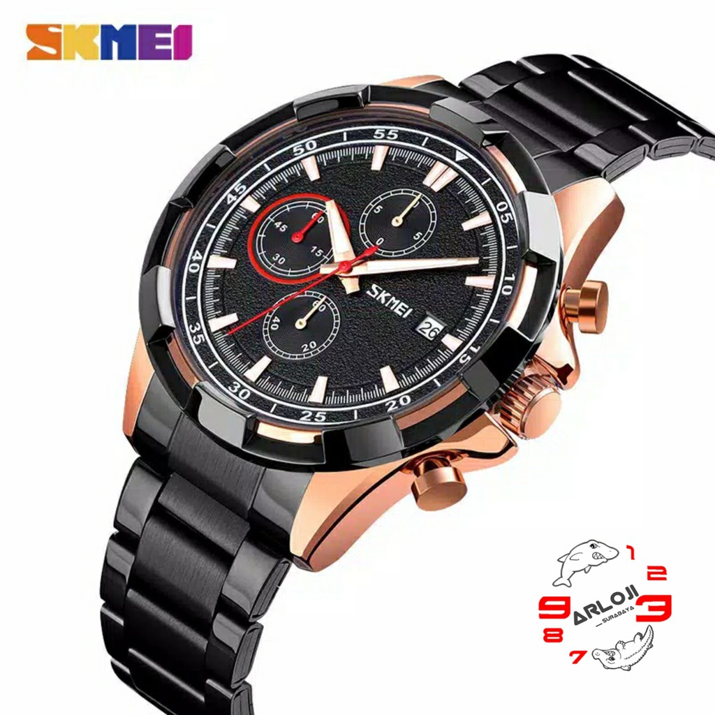 arloji_surabaya • Jam Tangan Pria Skmei 9192 Original Analog Crono Aktif
