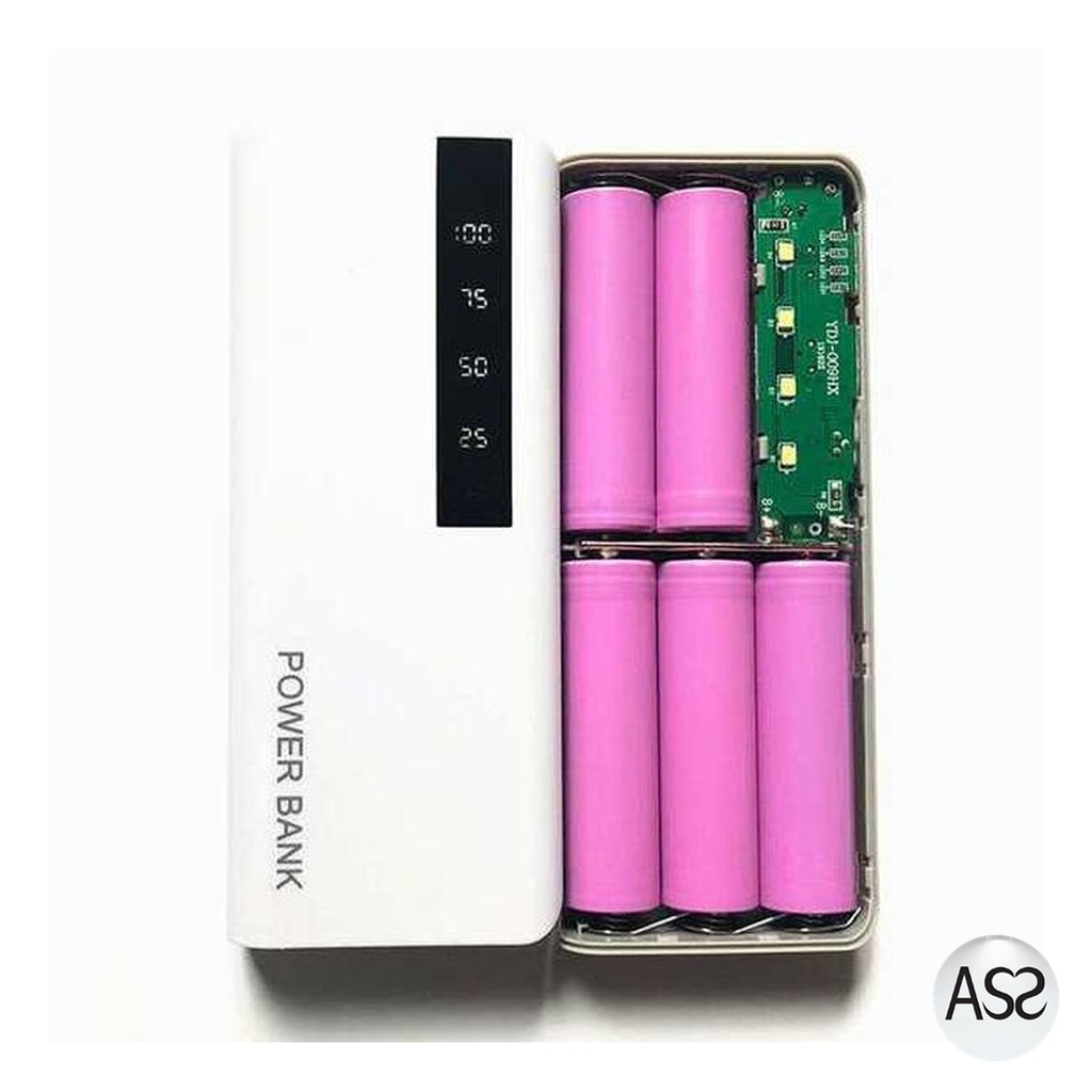 ASS Shop - Rovtop DIY Power Bank Case 5x18650 2 Port + Display - PB-0