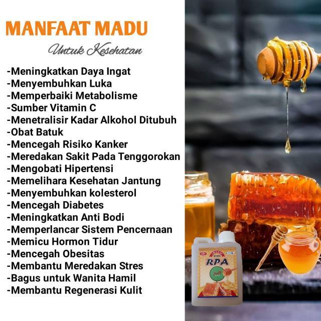 

MADU MURNI 100% ISI 500 GRAM