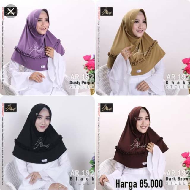 AR 192, Ar Rafi instan, Jilbab Instan Ar Rafi, jilbab simpel