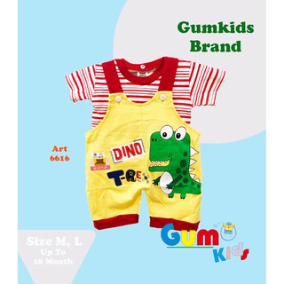 Baju Anak  gambar  Dino Merk  Gumkids Art 6616 Shopee Indonesia