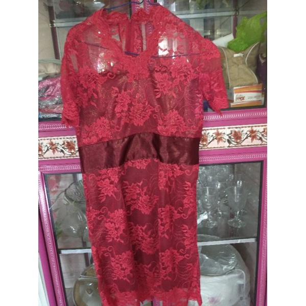 Dress Brokat preloved