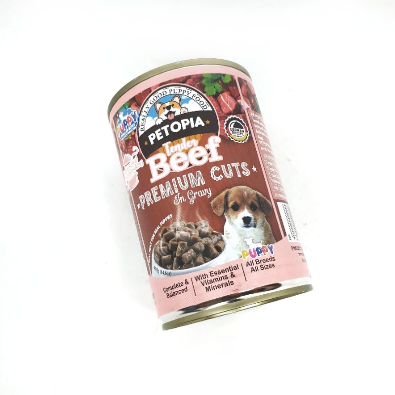 PETOPIA PREMIUM CUTS in Gravy 415 Gram / Makanan Basah Anjing Premium / Dog Wet Food